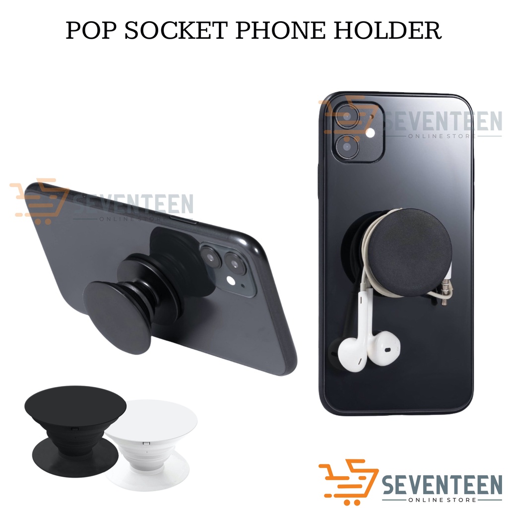 SEVENTEEN POP SOCKET HANDPHONE / POPSOCKET POLOS PHONE STAND HOLDER / POP SOCKET HP STANDING TEMPEL