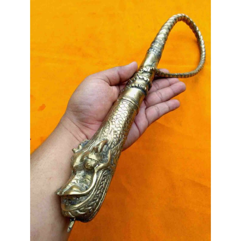 Cambuk Cemeti Kepala Naga Antik Tangguh Kamardika