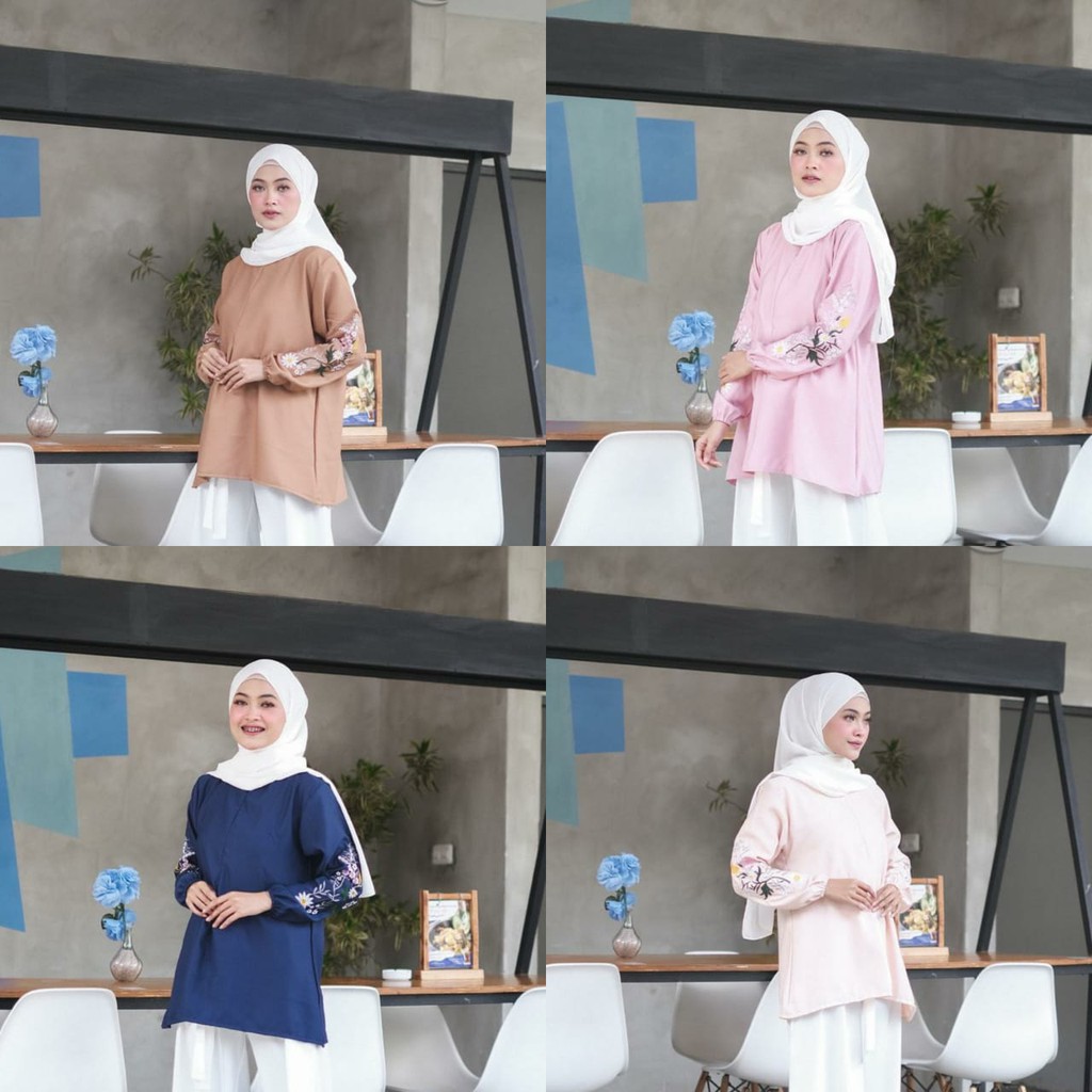 Bisa COD AZLIA BLOUSE – Blouse murah Baju atasan wanita Baju murah Dailywear
