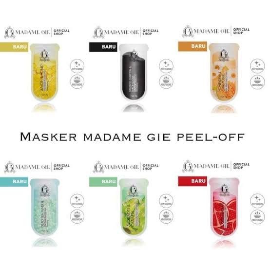 [LOCAL] - MADAME GIE BEAUTY MUD ICING MASK /PEEL OFF MASK/ MASKER SACHET N PEEL OFF MADAME GIE