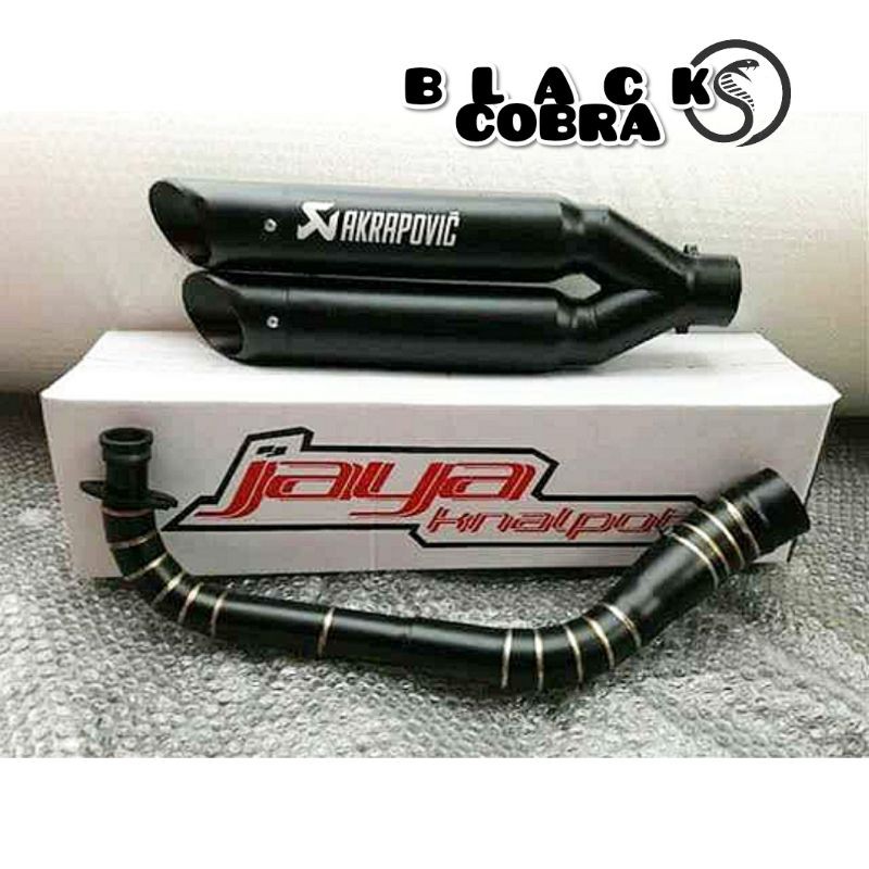 knalpot Akrapovic Cabang Doff Fullsystem nmax-pcx-aerox-xmax-adv150-genio-vario-beat-mio dll