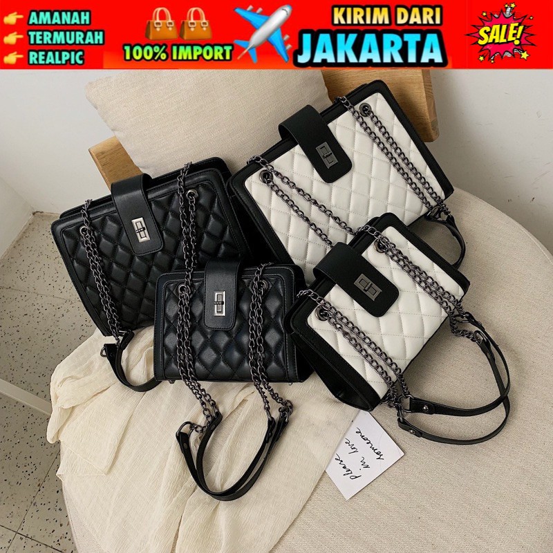 TI 3005 -  TAS SELEMPANG WANITA IMPORT MURAH BATAM TAS WANITA BRANDED  - A