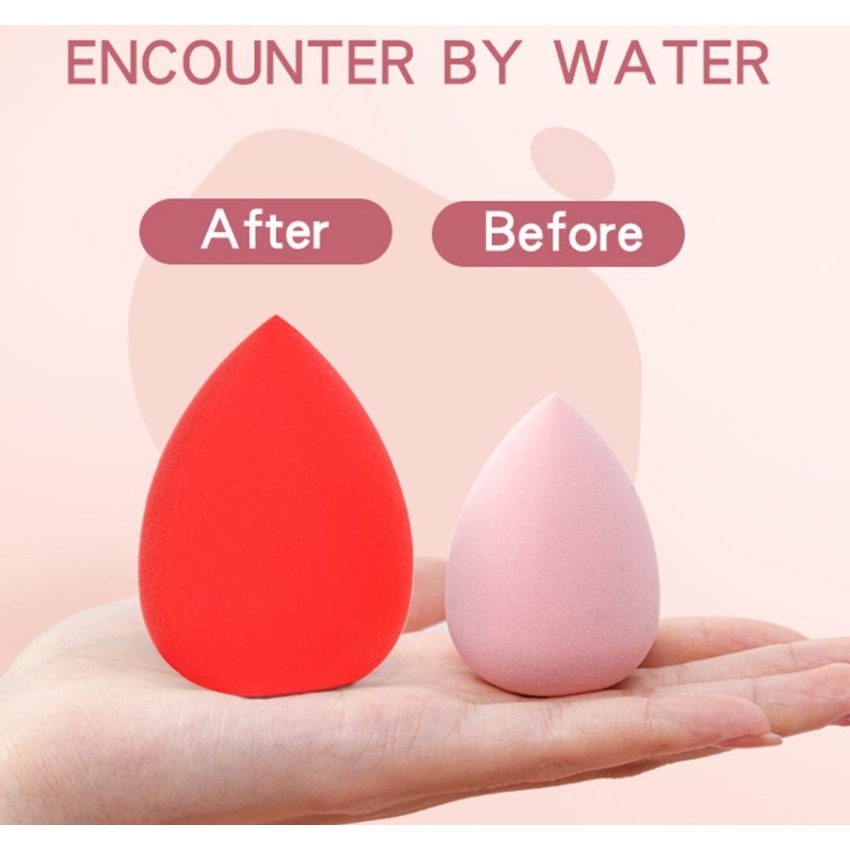 [3 Pcs Set Mix Color Makeup Sponge Blender] [Latex-Free Foundation Blending Sponge] [Cosmetic Puff For Applying Powder,Cream,Liquid]