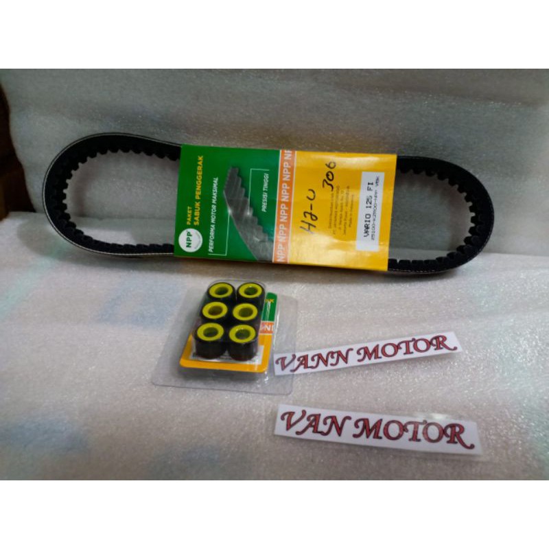 VANBELT | VAMBELT SET ROLLER  VARIO 125 Fi . V-Belt  NPP
