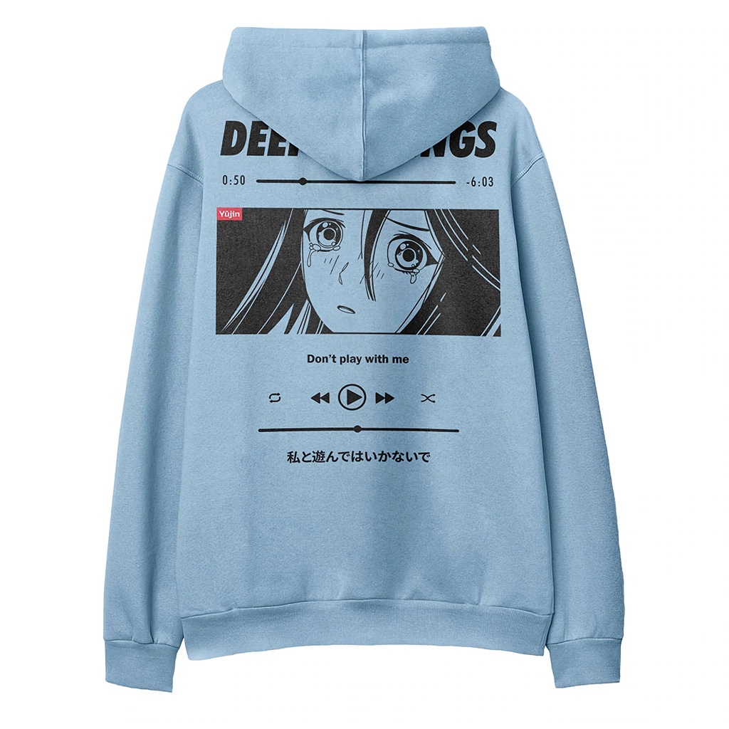 Hoodie Deep Feelings Character Premium Unisex