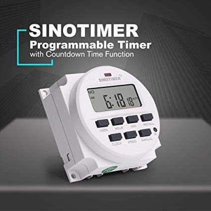 Digital Timer Sinotimer Programmable Timer Switch Relay 220V AC -SA62