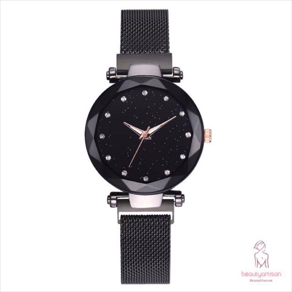 YA 158 - Jam Tangan Wanita Magnet Pasir Glitter