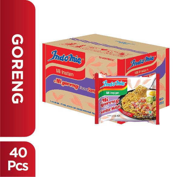 

TERMURAH 1 DUS ISI 40 PCS - INDOMIE GORENG SAMBAL MATAH TERMURAH