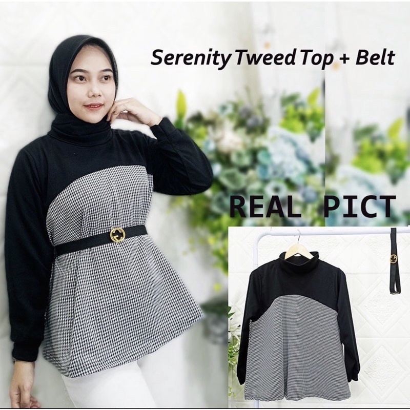 SERENITY TOP TWEED FREE BELT CARLINA