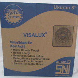 Ceiling Exhaust Fan 8&quot; Visalux/Kipas Angin Hisap Plafon 20cm  APT20-TGTOP ***