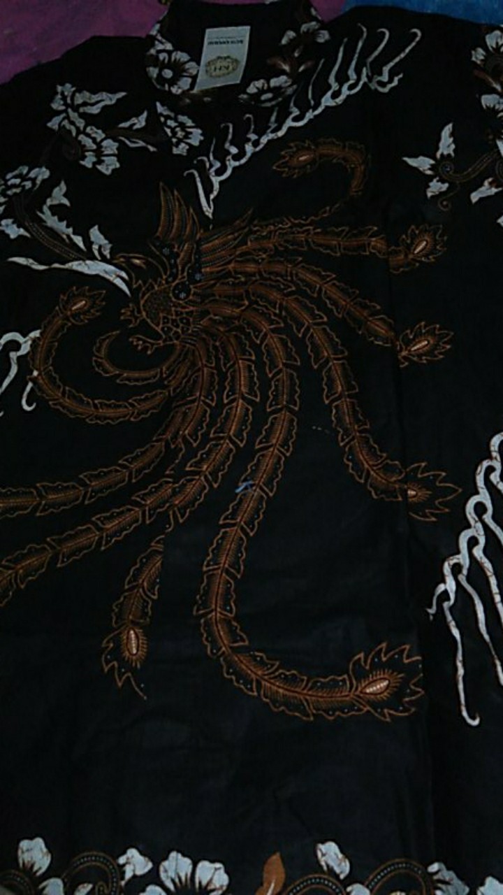 Kemeja Batik Pria Lengan Panjang Size M L Xl Xxl  Bswart Batik Hrb026