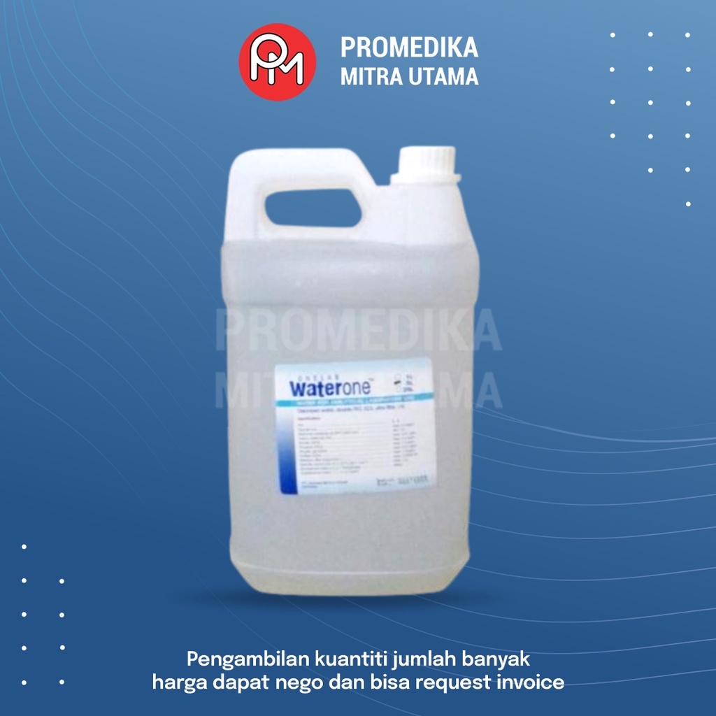 

Water One Onelab 5 Liter untuk pelaru reagent