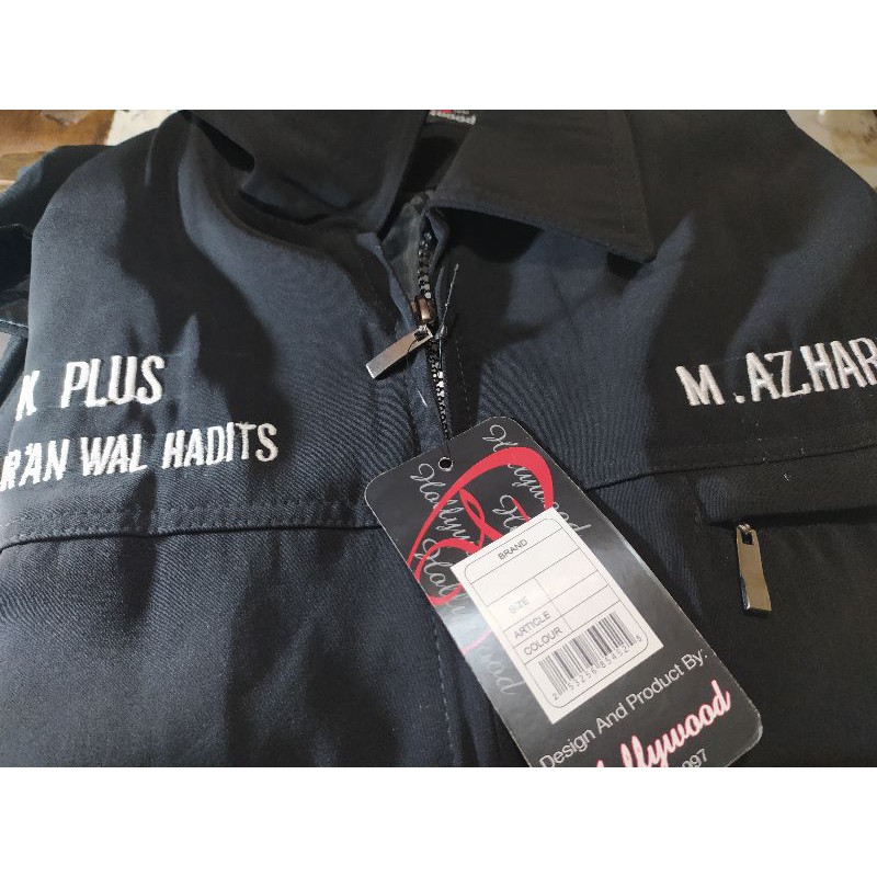 Bordir Jaket Kemeja PRIA