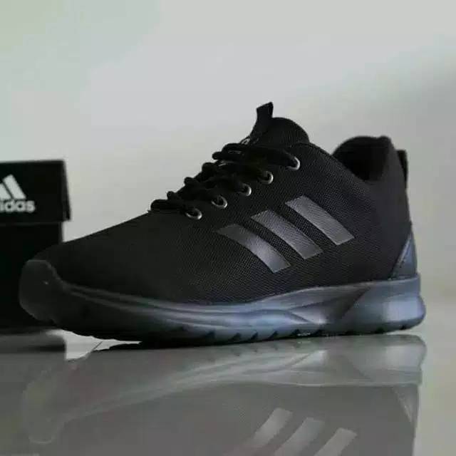 sepatu adidas full black