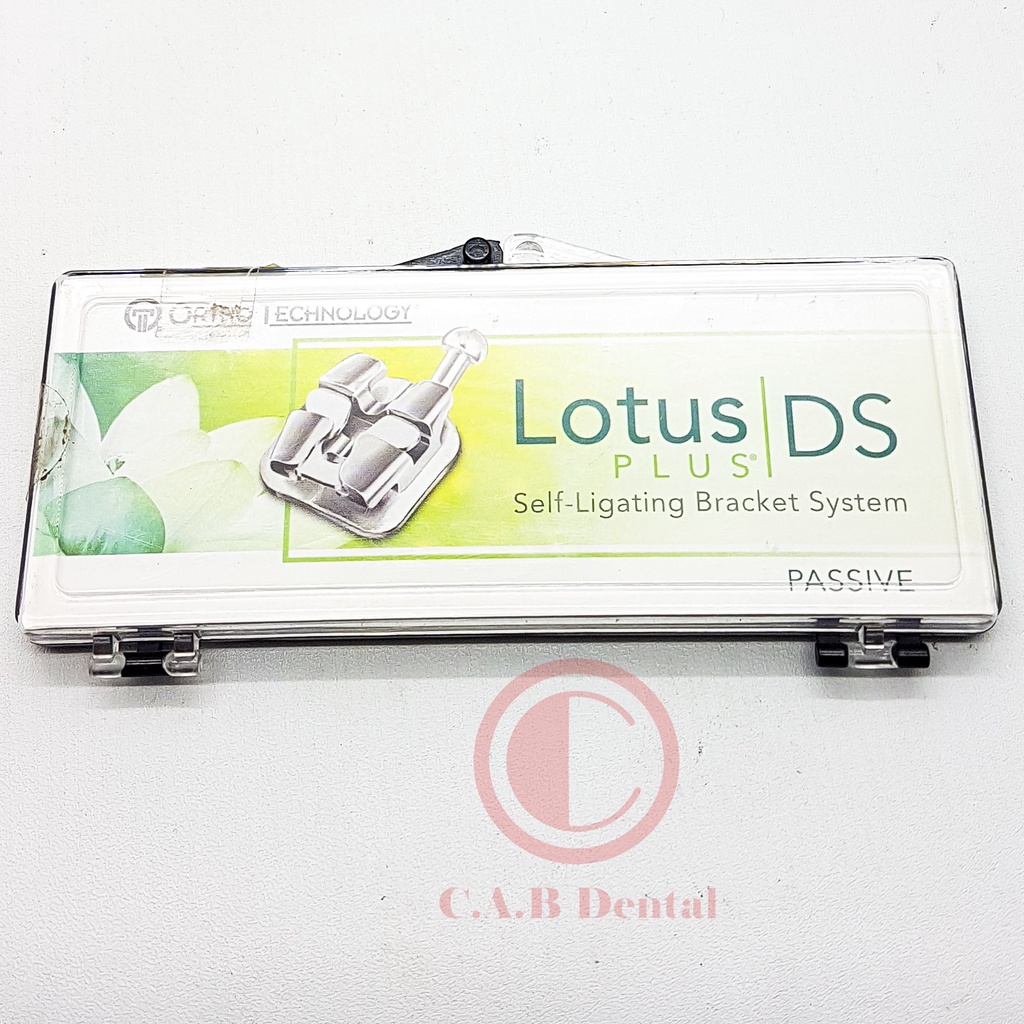 BRACKET ORTHO TECHNOLOGY LOTUS PLUS DS SELF-LIGATING ROTH / BEHEL GIGI / BRACKET BEHEL / BRACKET GIG
