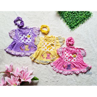  AO 13 NEW Setelan Baju  Bayi  0 6  Bulan  GRATIS Bandana 