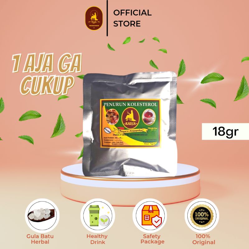 

Wedang Penurun Kolesterol Radja - Kemasan Sachet