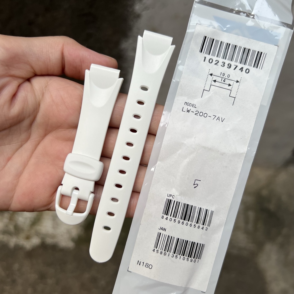 Tali jam tangan casio LW-200 7A original strap band LW 200