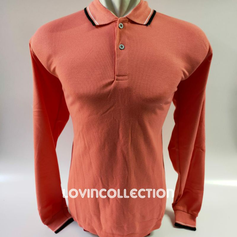 Kaos Kerah Panjang / Kaos Kerah Pria / Kaos Berkerah / Kaos Kerah Wanita / Wangky / Salem