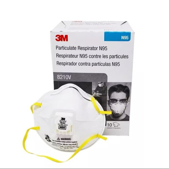 3M Masker N95 - 8210v Particulate Respirator