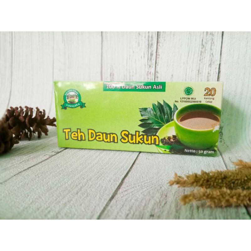 

Teh Daun Sukun Laasyaka Herbal Obat Jantung Batu Ginjal Kolesterol Asam Urat Diabetes Gagal Ginjal