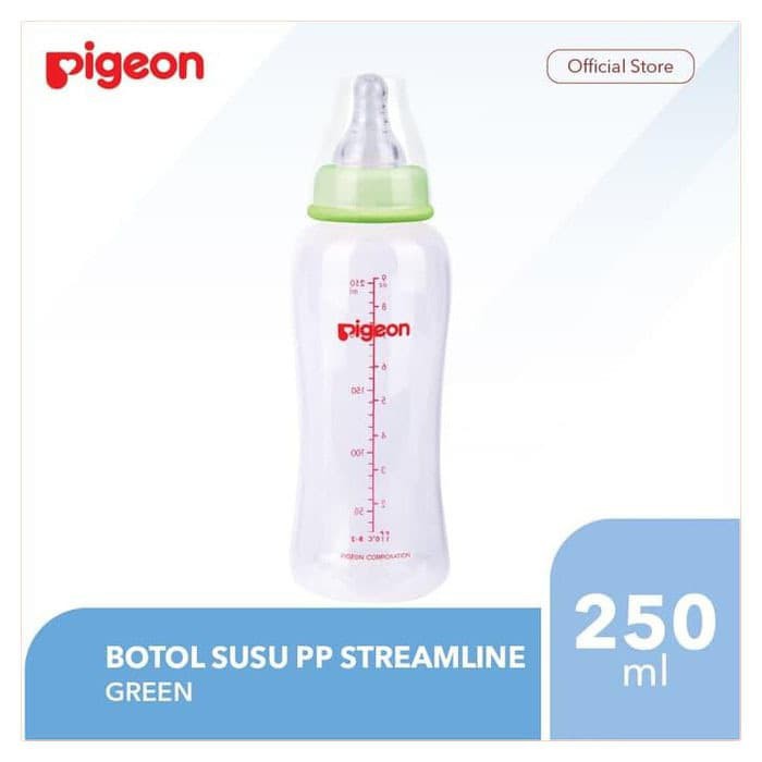 PIGEON BOTTLE PP CLEAR STREAMLINE 250ML / PR010807