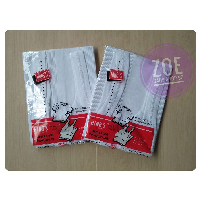 2PCS SINGLET HINGS SIZE 32, 34, 36 | KAOS DALAM HINGS | SINGLET PRIA | SALUR