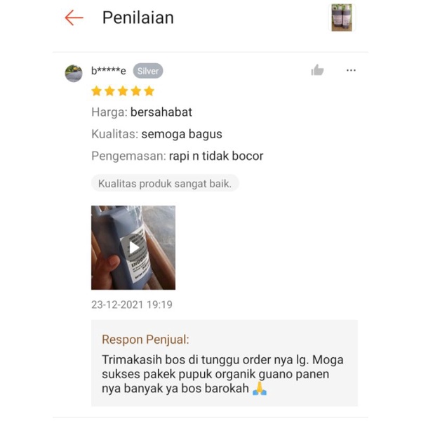 Pupuk Tanaman Hias Guano Fertilizer Dilengkapi Hormon Zpt Vitamin B1 Insektisida