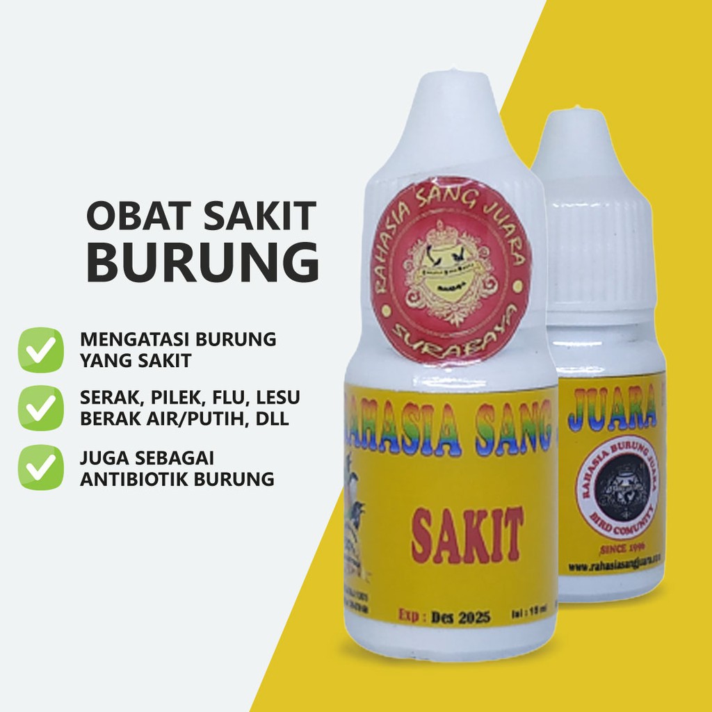 ANTI SARAF BURUNG | OBAT TETELO BURUNG SAYAP TURUN KAKI LUMPUH MURAI LOVEBIRD PLECI KACER DLL