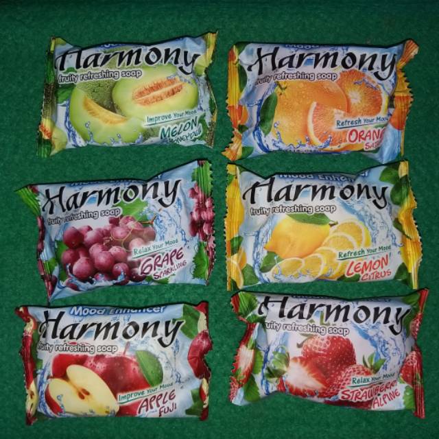 Sabun mandi harmony 70g aroma buah