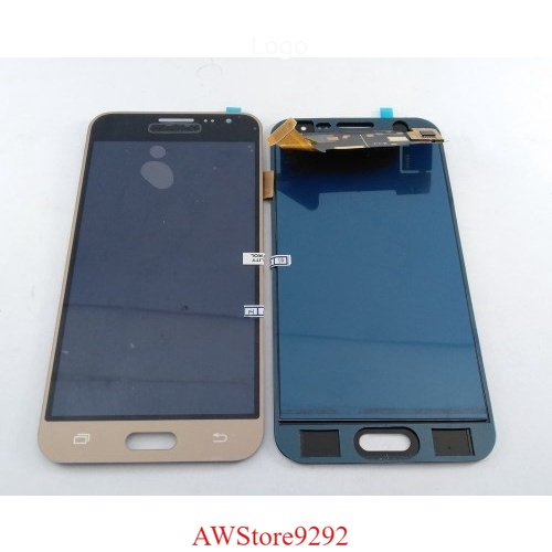 Layar Sentuh LCD TS Touchscreen Fullset Samsung J3 2016 J320 AAA CONTRAS BLACK GOLD WHITE