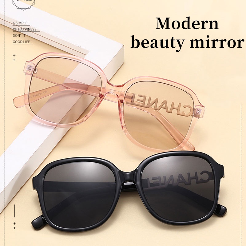 Kacamata Hitam Wanita Fashion Korea Kaca Mata UV400 Kacamata Gaya Retro Kacamata Persegi Sunglasses Women