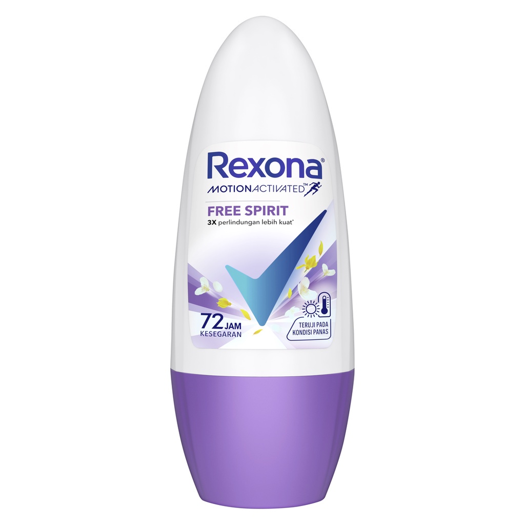 REXONA DEODORANT ROLL ON FREE SPIRIT 45ML