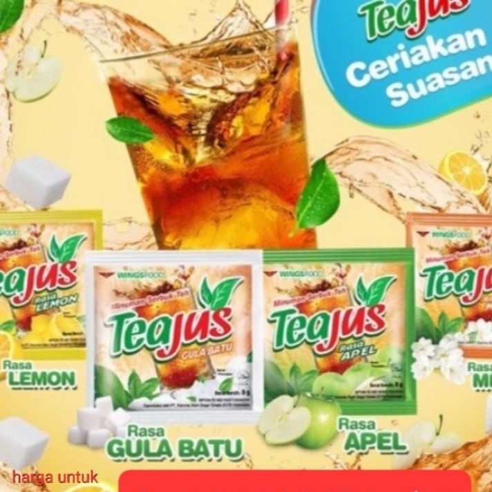 

Tea jus Minuman serbuk / bubuk instan 2 renceng isi 20 pcs