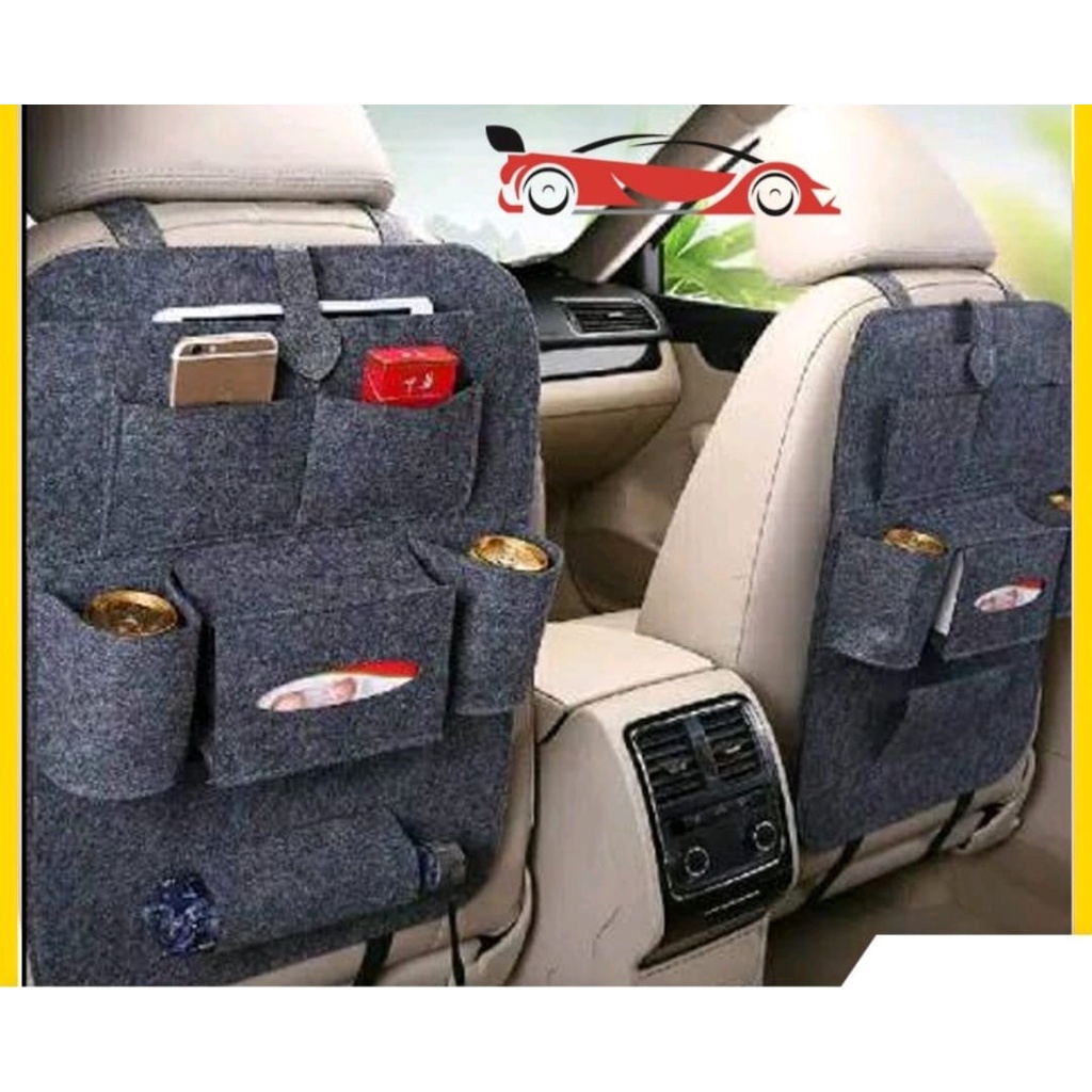 Car Seat Organizer Tas Jok Mobil Multifungsi Kantong Jok Mobil Belakang Tas Belakang Kursi Mobil