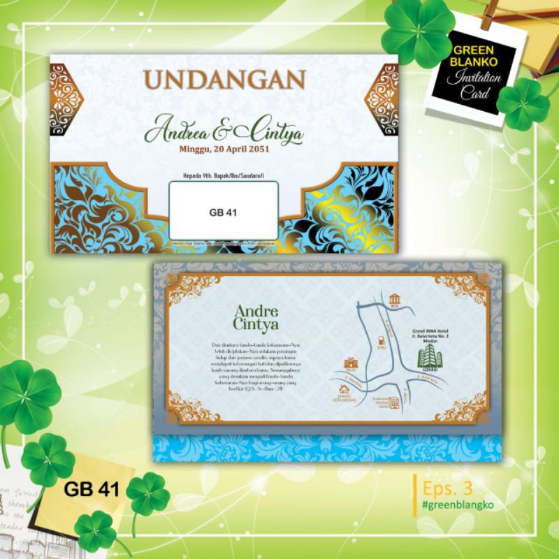 BLANGKO UNDANGAN GB41