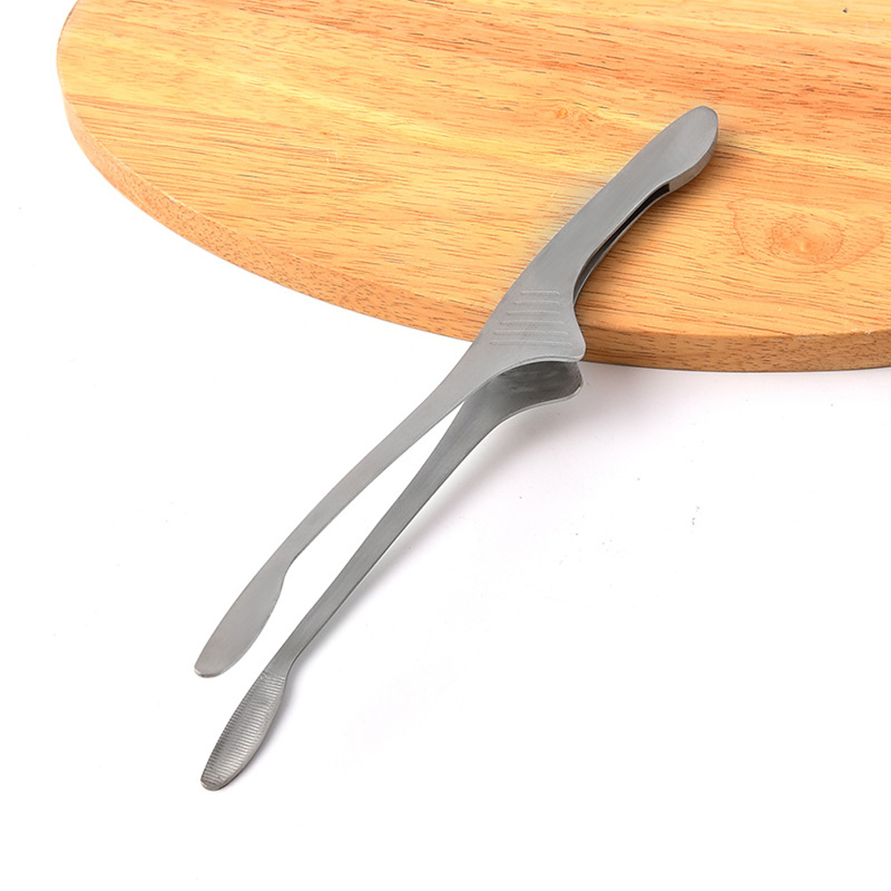 ELEGANT Meat Food Tweezers Grill Barbecue Tool BBQ Tongs Stainless Steel Fish Kitchen Utensil Beef Home Salad Food Clip/Multicolor