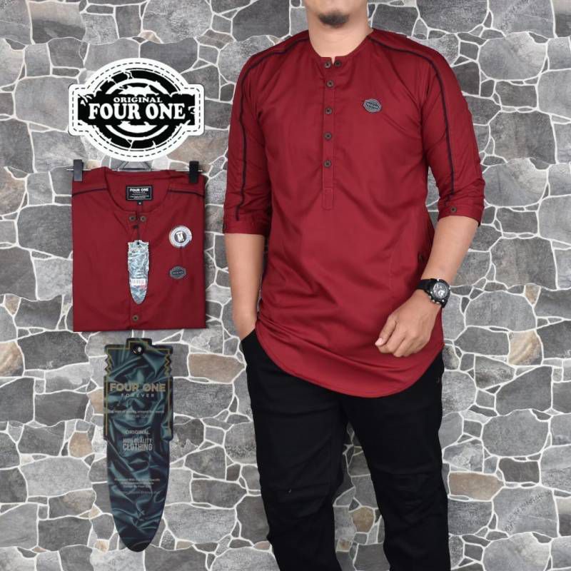 Baju koko Anwa one original,baju koko pria terlaris..