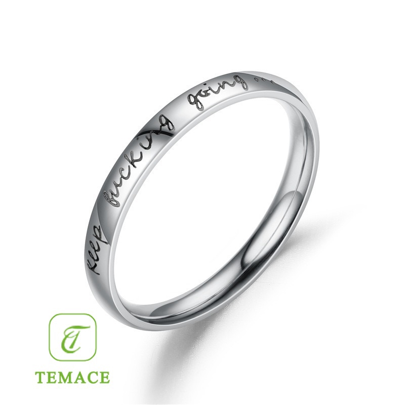 Cincin Couple Titanium ANTI KARAT SELAMANYA DA CT115 (SATUAN)