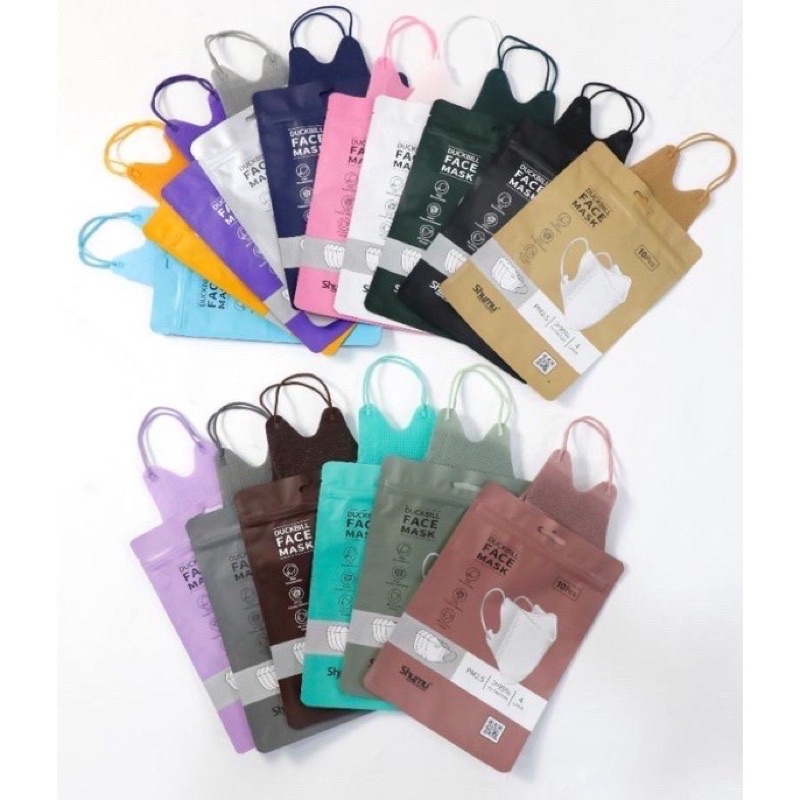 Duckbill SHUMU warna/ Duckbill SHUMU Kemasan Pack isi 10