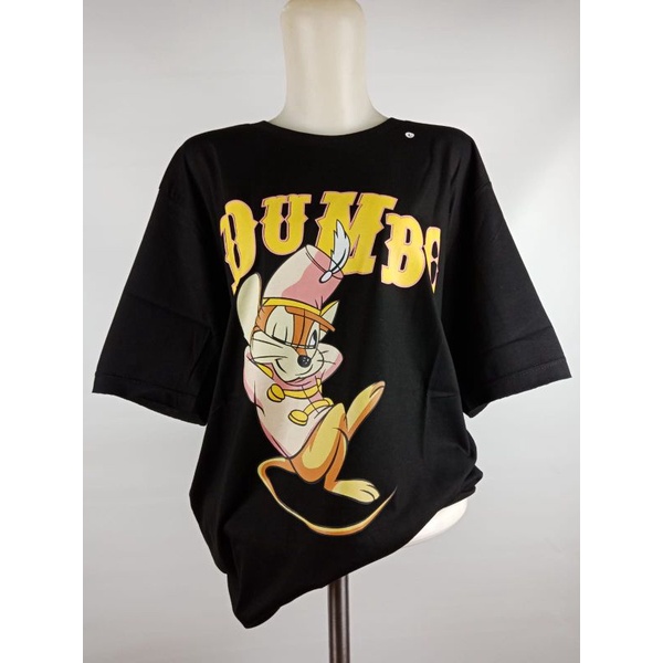DUMBO / ZARA /  BAJU WANITA MURAH /KAOS WANITA IMPORT / KAOS WANITA LENGAN PENDEK OVERSIZE /JM21FASH