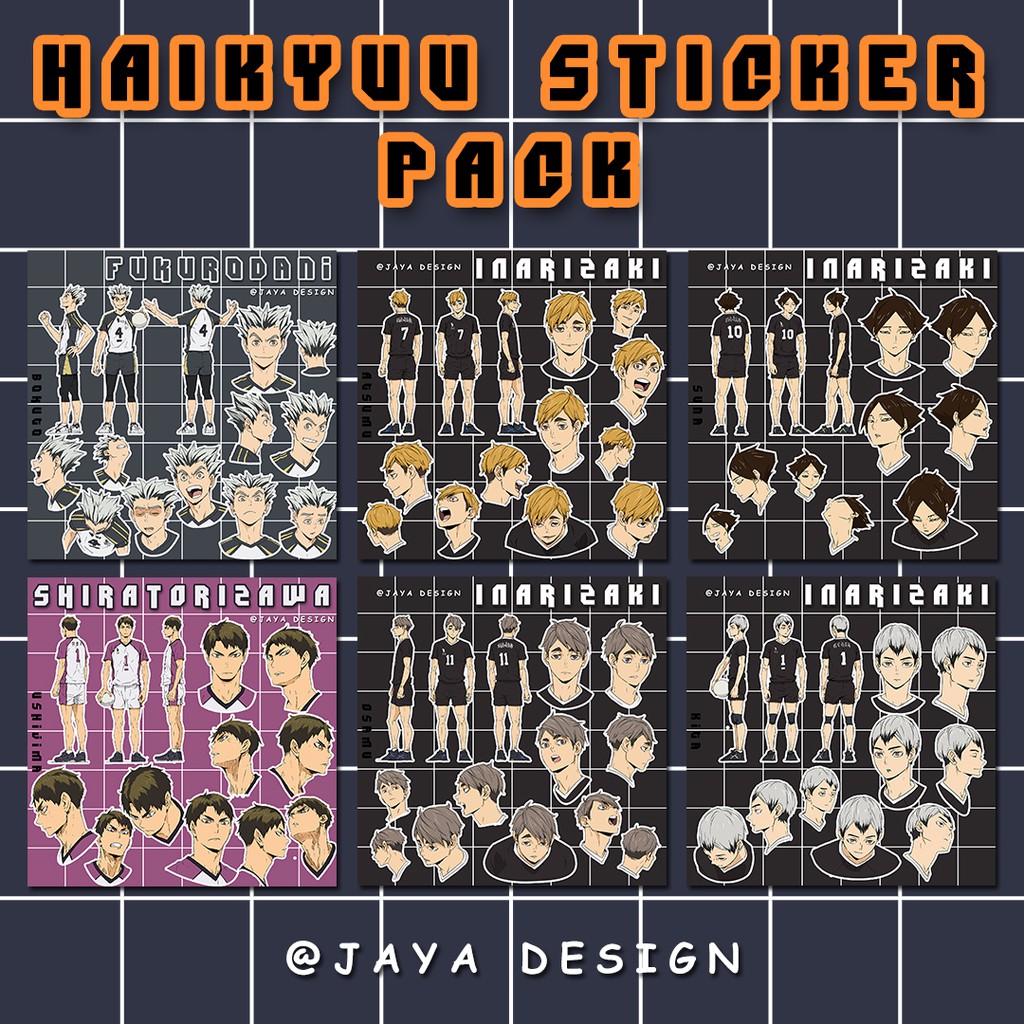 

STICKER ANIME HAIKYUU / STICKER HAIKYUU / STIKER CHARACTER HAIKYUU / STIKER HAIKYUU / STIKER HAIKYU