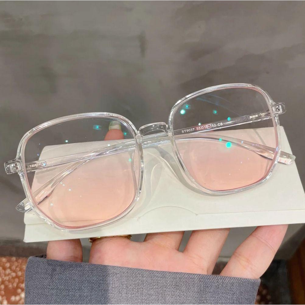 Agustinina Kacamata Baca Kawaii Outdoor Shades Eyewear Gradient Anti-UV Kacamata Gaya Korea Wanita Sunglasses