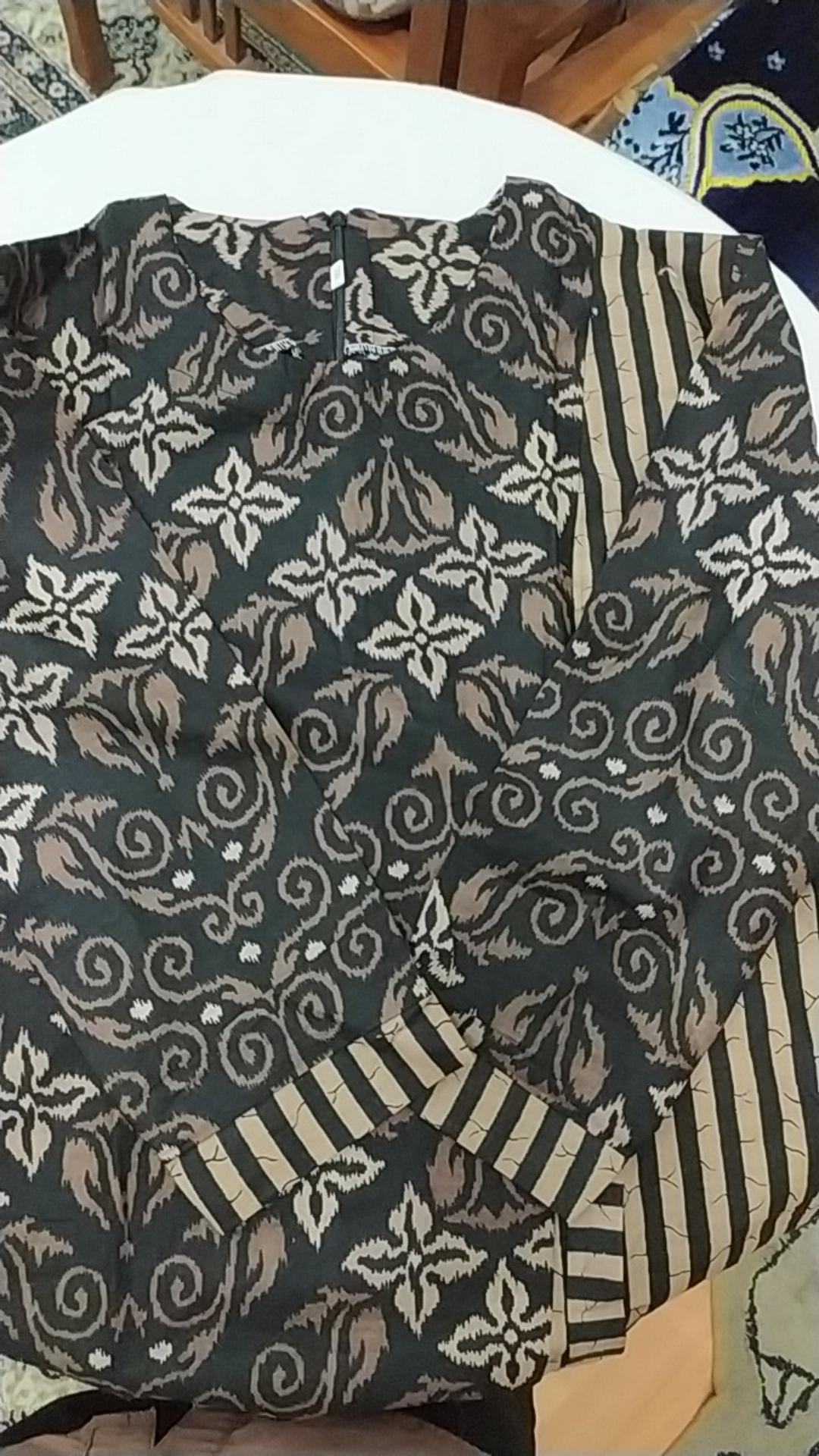 Batik Dolby Dolbi Dobby Doby Tenun Sutra Tulis Katun Atbm Baron Atasan Batik Wanita Sogan Srg308