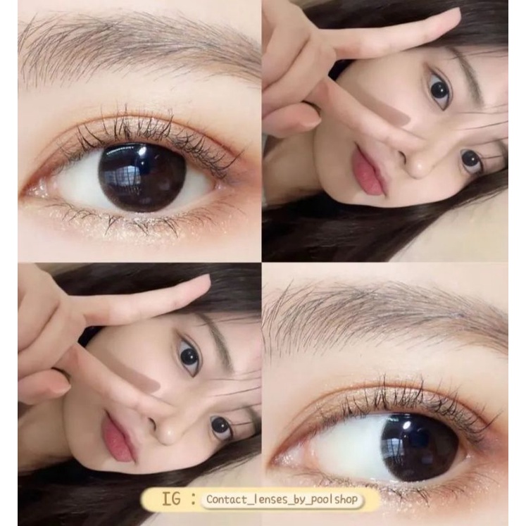 Sofflens Eos GBK BLACK HITAM NATURAL dia.14mm Normal Minus s.d 10.00