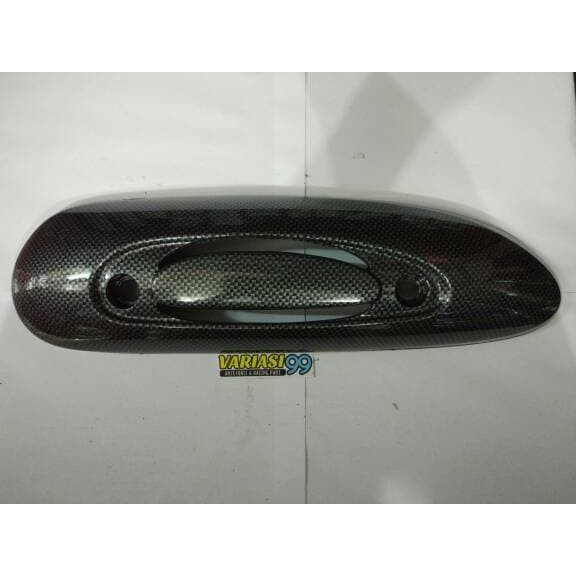 TAMENG/COVER KNALPOT SCOOPY CARBON