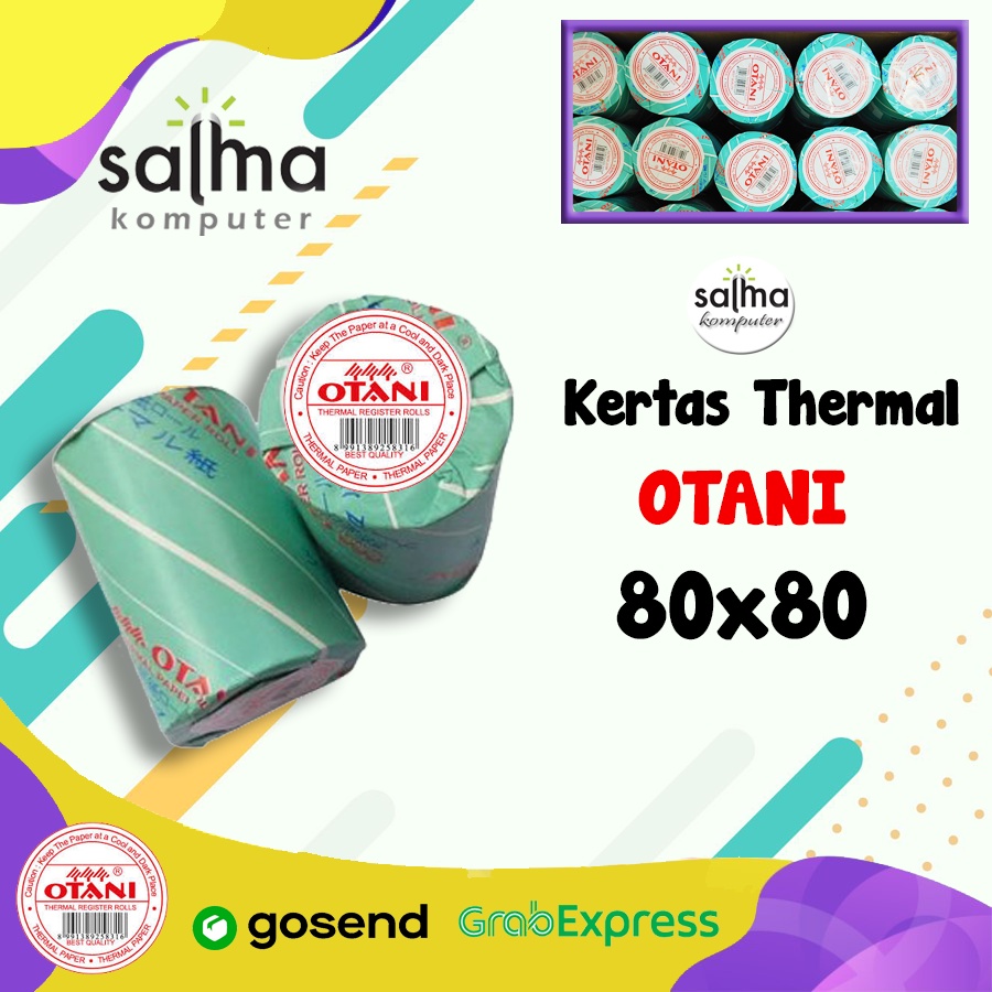

Kertas Struk Thermal Otani 80x80/Kertas Struk Kasir 80x80