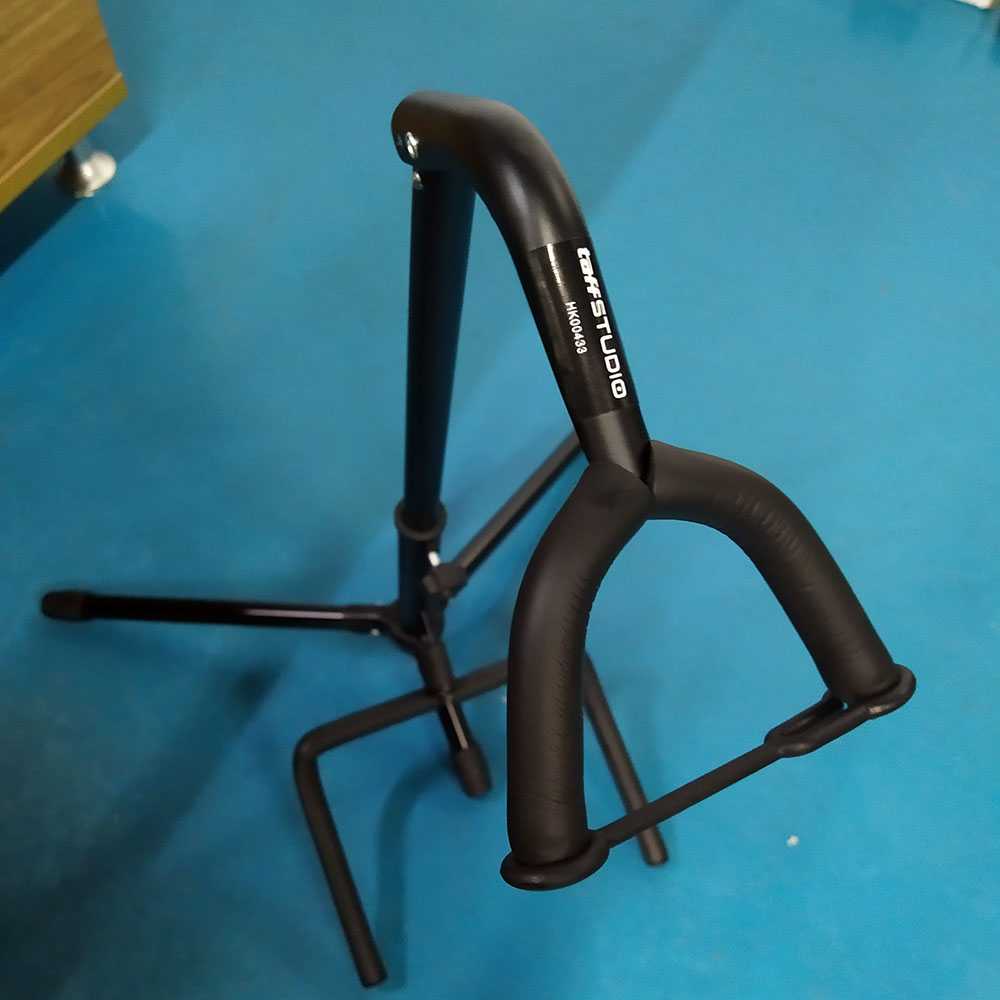 TaffSTUDIO Stand Gitar Long Neck - HK00433-Hitam