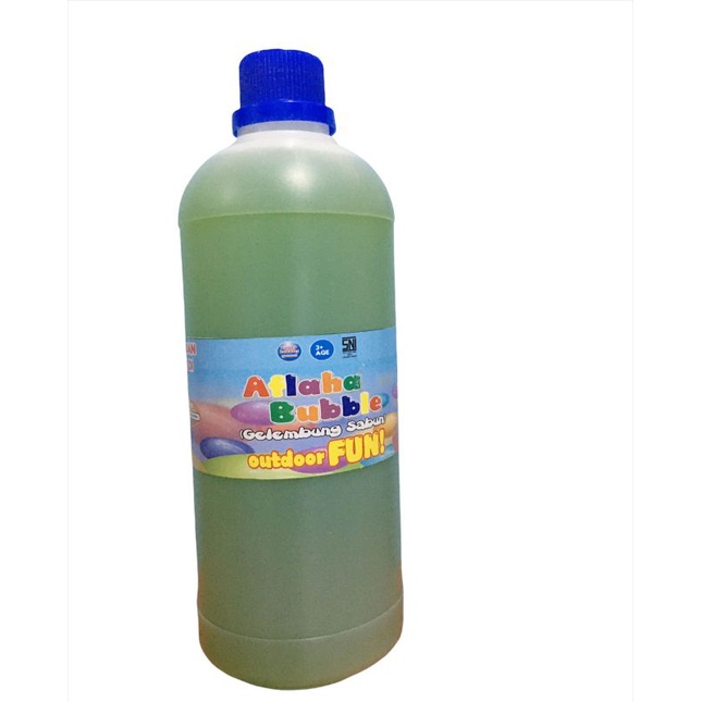 Aflaha Bubble - Refill Bubble Gun Balon Sabun 1 Lt /Refill Bubble Stik /Isi Ulang Gelembung Sabun