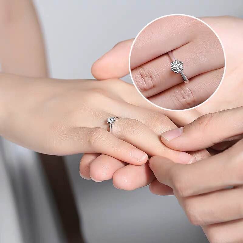 [COD] Cincin Lapis Emas dengan Batu Zircon untuk Wanita